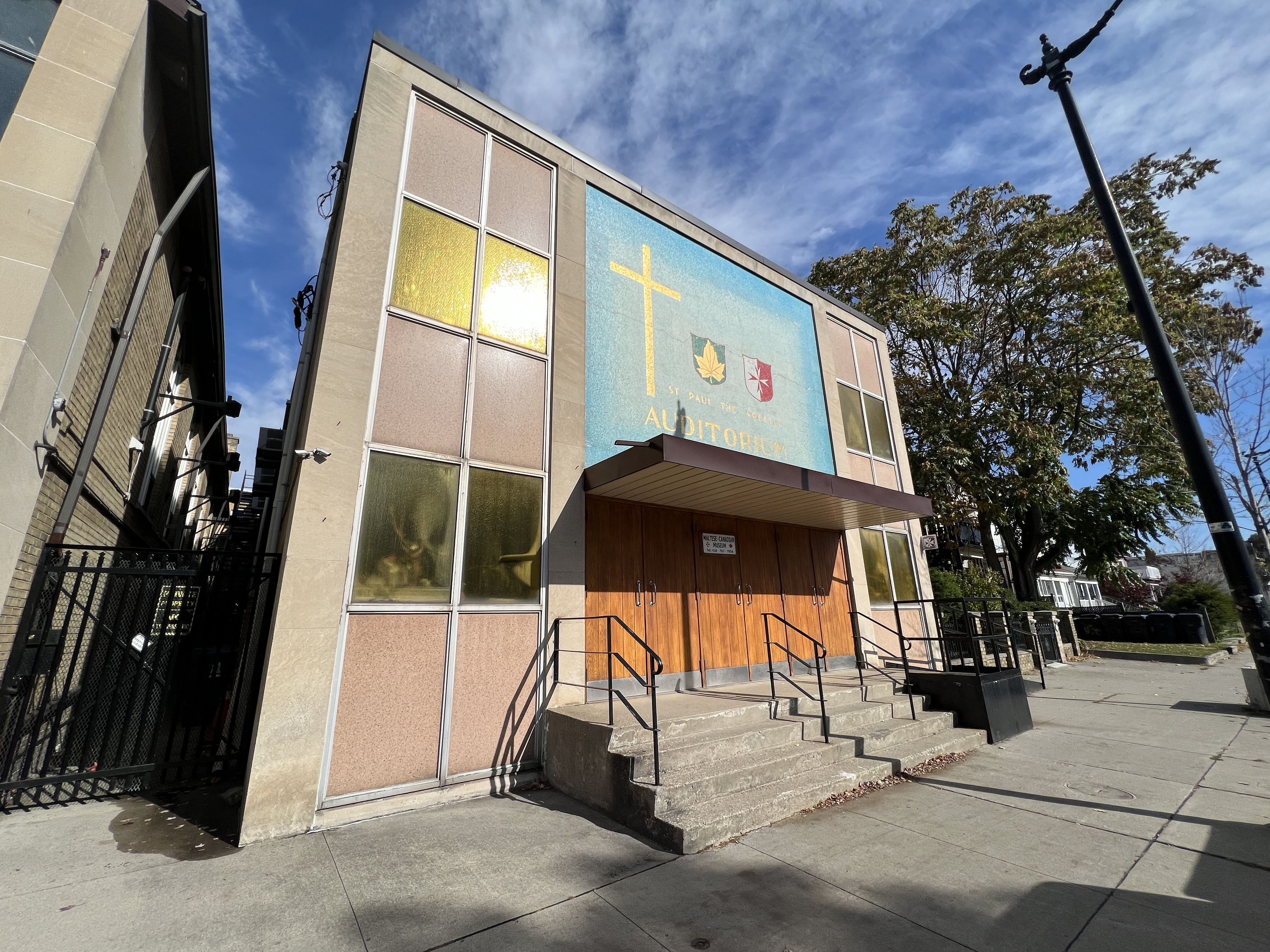 Exterior of the Maltese-Canadian Museum